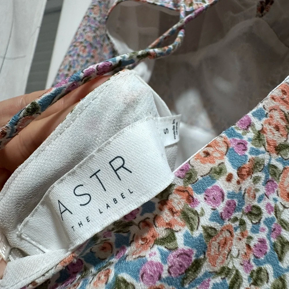 Astr Multicolor Floral Long Sleeve Dress - Picture 7 of 7